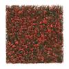 SunnyRoyal 23 Pieces 20" x 20" Artificial Boxwood Panels Grass Wall Greenery Backdrop Decor Privacy Hedge Fence Screen for Outdoor Indoor Backyard Fence Decoration (Red Buxus) view 1