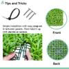 SunnyRoyal 20 Pcs 20"x20" Artificial Boxwood Panels Grass Wall Greenery Backdrop Decor Privacy Hedge Fence Screen for Outdoor Indoor Backyard Garden Decoration, Sungrass view 3