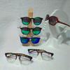 Inzopo Wood Glasses Stand/Holder Glasses Frames Sunglasses Stand Single Row Natural Colour view 3