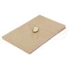 Inzopo Village Burlap Hessian Wedding Guest Book Guestbook Wooden Heart Embellished view 4