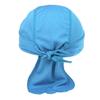 Quick-Dry Breathable Sun UV Protection Sports Sweatband Headwear Cycling Running Adjustable Sweat Beanie Bandana Hat Bike Motorcycle Head Wrap Scarf Skull Cap Helmet Liner - Blue, as described view 2