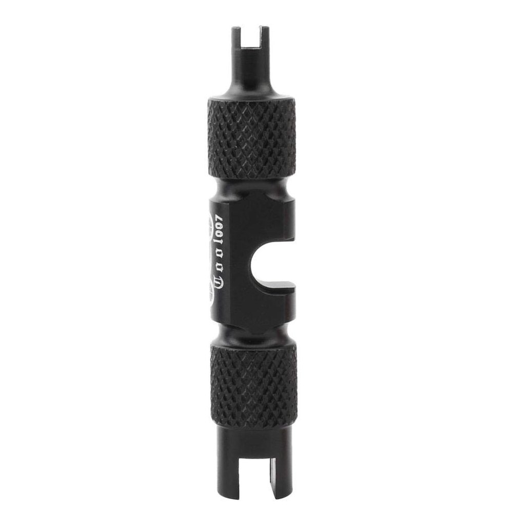 Inzopo Deluxe Bicycle Tire Valve Core Removal Tool, Presta Schrader Tyre Valve Cores/Extenders Remover for Bike Car Motorcycle Black 54mm