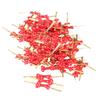 Inzopo 100Pieces Metallic Twist Ties Wire Bowknot for Cake Pop Candy Bag view 1