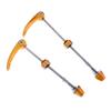 Inzopo 1 Pair Bicycle Wheel Hub Skewer Quick Lever Axle Bolts view 2