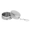 Inzopo Stainless Steel Travel Telescopic Collapsible Shot Glass Emergency Pocket Cup Water Bottles 75ml / 140ml / 240ml - 75ml 75ml view 2