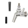 Beer Flow Control Faucet,Homebrew Beer Craft Tap,Forward Sealing (P Flow Control Stainless Steel Faucet) view 1