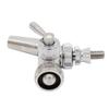 Beer Flow Control Faucet,Homebrew Beer Craft Tap,Forward Sealing (P Flow Control Stainless Steel Faucet) view 2