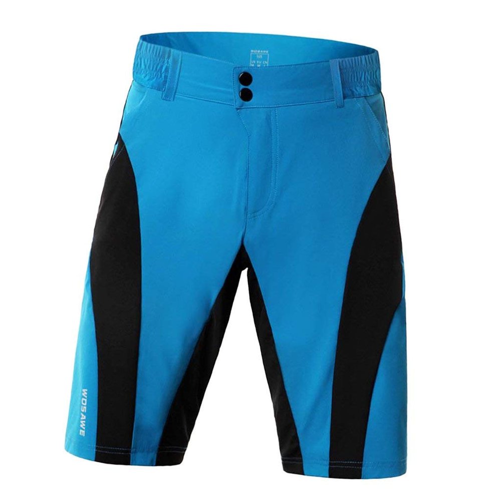 Inzopo Men's Cycling Trousers Women's Cycling Shorts Cycling Shorts with 3D Padded Underwear - XXL Blue
