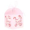 Inzopo 50pcs Paper Candy Sweets Gift Boxes Baby Shower Favors Carriage Pattern (Pink) view 1