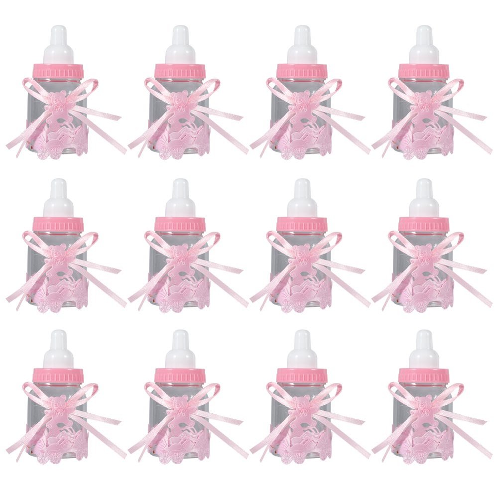 Candy Bottles Box, 12Pcs Candy Chocolate Bottles Box for Girl Boy Baby Wedding Party Decor Gift ()
