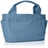 Dot & Stripe Monopia DS-12692 Polycan 2-Way 6-Pocket Shoulder Tote, Blue view 2
