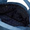 Dot & Stripe Monopia DS-12692 Polycan 2-Way 6-Pocket Shoulder Tote, Blue view 4