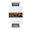 LEO BON Dining Table Runner Safari with Giraffe with Majestic Tree at Sunrise Table Runners for Kitchen Table Dresser, Indoor-Outdoor, Farmhouse, Rustic, Weddings,14x72inch view 4