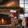 Comfy Hour Joyful Holiday Collection 20" Winter Christmas Scarfed Dog Stocking Red, Polyresin view 3