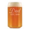 Bevvee Dad Est 2019 - New Father Beer Can Pint Glass Gift for First Time Parents - Decorative 16 Oz Glasses view 1