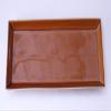 Arita Ware 04056 Kinzen Kiln Rim Long Angle Plate, 11.0 inches (28 cm), Brown Candy Glaze, Made in Japan view 2