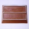Arita Ware 04056 Kinzen Kiln Rim Long Angle Plate, 11.0 inches (28 cm), Brown Candy Glaze, Made in Japan view 3