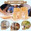 30 Pack Kraft Paper Bread Loaf Bag with Clear Front Window,Brown Bakery Cookie Food Coffee Storage Packaging Treat Bag (14" x 8.3" x 3.5") view 4