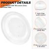 11.25" Microwave Glass Turntable Plate Fit for Samsung GE, 11 1/4" Microwave Glass Turntable Tray Replace WB49X10097 WB39X0078 WB49X10034 EAP651544 PS651544, 365 DAYS WARRANTY by Beaquicy view 2