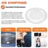 11.25" Microwave Glass Turntable Plate Fit for Samsung GE, 11 1/4" Microwave Glass Turntable Tray Replace WB49X10097 WB39X0078 WB49X10034 EAP651544 PS651544, 365 DAYS WARRANTY by Beaquicy view 4