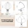 Attachments Accessories fit for Kitchenaid 4.5 QT Stand Mixer K45WW Wire Whip K45DH Dough Hook K45B Coated Flat Blade Paddle K45 K45SS KSM75 KSM90 KSM95 KSM100 KSM103 KSM110 KSM150PS prime&swift view 3