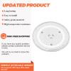 14 1/8" Microwave Turntable Glass Tray by Beaquicy - 14 1/8 INCH Microwave Plate Replacement for GE Microwave - Replaces DE74-20002B WB49X10063 DE74-20002A DE74-20002D WB39X10038 WB49X10096 view 3