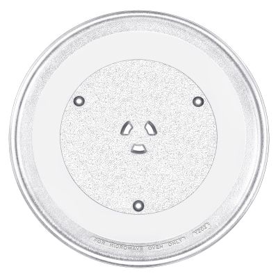 13.5" Microwave Glass Turntable Plate by Beaquicy - 13 1/2 Inches 5304509621 Glass Tray Fit for GE Hotpoint Microwave - Replace Microwave Glass Tray # WB39X10032 JVM3160DF1BB JVM3160DF1CC JVM3160DF1WW