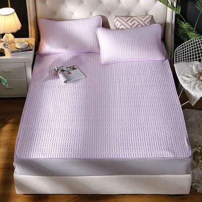 Cooling Mat with Pillowcase, Foldable Folding Summer Ice Silk Emulsion Cover, Chill Mattress Gel Pad Comfortably Cool Bed Cover,J-180200