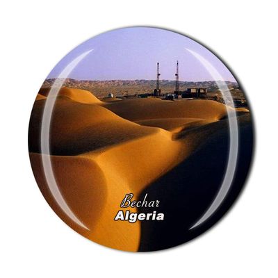 Bchar Algeria Fridge Magnet Travel Souvenir Gift Home Kitchen Decoration Magnetic Sticker Crystal Refrigerator Magnet Collection