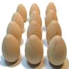 2'' Wood Egg - Set of 12 Unfinished Wooden Eggs - Dozen Eggs - DIY Easter Egg - Pullet Egg view 1