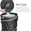 Trailersphere Collapsible Bin Trash & Recycle/Utility, Perfect for Camping, Laundry, Storage and Garden, Waterproof Vinyl and Tear Resistance, Trash and/or Recycle, Two 13 Gallon Bags view 4