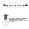 Dijkoo Better Home & Gardens Warm White Clear Glass Globe String Lights view 2