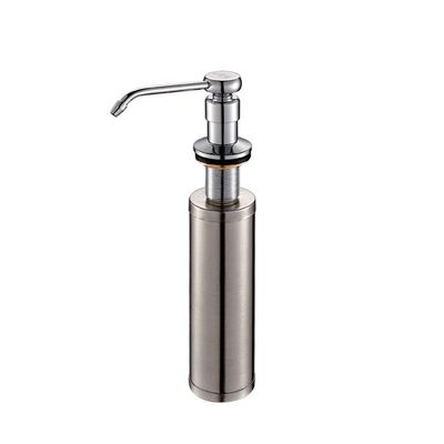 NYKK Dispenser Pump Bottle for Kitchen and Bathroom Soap Dispenser Kitchen Sink with Detergent Bottle Detergent 304 Stainless Steel Soap Dispenser Soap Dispenser