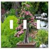 Switch Plate Triple Toggle - Bonsai D szgalagonya V ragz Bonsai Pink Flowers view 1