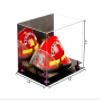 Better Display Cases Versatile Acrylic Display Case - Large Rectangle Box with Mirror, Purple Risers and Black Base 18" x 14" x 12" (V60) view 2