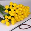 10 Pcs Beauty Real Touch Flowers Latex Tulips Flower Artificial Bouquet Fake Flower Bridal Bouquet Decorate Flowers for Wedding view 1