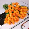 10 Pcs Beauty Real Touch Flowers Latex Tulips Flower Artificial Bouquet Fake Flower Bridal Bouquet Decorate Flowers for Wedding view 1