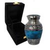Moonstone Blue Cremation Urns for Human Ashes Adult Male for Funeral or Home. Cremation Urns for Adult Male Large Cremation Urns for Men Adult Urns for Ashes (Moonstone Blue, Small) view 1