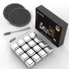 16 Pack Reusable Stainless Steel Ice Cubes for Drinks - Metal Whiskey Stones, High Cooling Technology, for Whiskey, Vodka, Liqueurs, Wine, Beverage Juice or Soda, Pack of 16 view 1