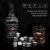 16 Pack Reusable Stainless Steel Ice Cubes for Drinks - Metal Whiskey Stones, High Cooling Technology, for Whiskey, Vodka, Liqueurs, Wine, Beverage Juice or Soda, Pack of 16 view 2
