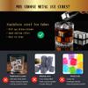 16 Pack Reusable Stainless Steel Ice Cubes for Drinks - Metal Whiskey Stones, High Cooling Technology, for Whiskey, Vodka, Liqueurs, Wine, Beverage Juice or Soda, Pack of 16 view 3