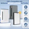 2 Packs Pure Morning APH260 Replacement Filter for APH260, 3-in-1 Filter System Include Pre-Filter, True HEPA Filter and Activated Carbon Filter view 2