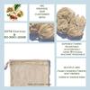 Ecogreen Textiles 12x20 inches 100% Cotton Mesh Bags Reusable Produce Bags  Multipurpose Drawstring Storage Pouch for Everyday Use (Pack of 50) view 4
