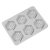 Cabilock Cavity Silicone Honeycomb Mold Versatile Baking Tray for Chocolate Candy Jelly and Mousse Oven Freezer Safe Non- to view 1