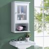 Modern Design Toilet Wall Mounted Adjustable Hanging Storage Medicine Cabinet, Sturdy Body and Solid Shelf, Placed in Living Room, Bedroom, Kitchen or Bathroom White view 1