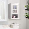 Modern Design Toilet Wall Mounted Adjustable Hanging Storage Medicine Cabinet, Sturdy Body and Solid Shelf, Placed in Living Room, Bedroom, Kitchen or Bathroom White view 3