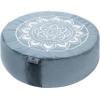 Florensi Zafu Meditation Cushion - Large, Round Velvet, Ocean Abyss, Buckwheat-Filled Floor Pillow for Sitting, Mandala Velvet Yoga Bolster Pillow, Machine-Washable Cover for Floor Cushions view 1