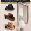 9 Pcs Helmet Holder Wall Mount - Reliable Cowboy Hat Holder for Wall Made of Sturdy Metal, Easy & Firm Installation, Convenient Storage of Helmets & Hats for Entryway Organization - 35 Lbs Max Load view 3