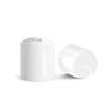 24/410 White Disc Dispensing Caps Push Down Bottle Closure lid 24-410 | 100 Pack view 1