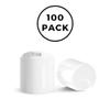 24/410 White Disc Dispensing Caps Push Down Bottle Closure lid 24-410 | 100 Pack view 3
